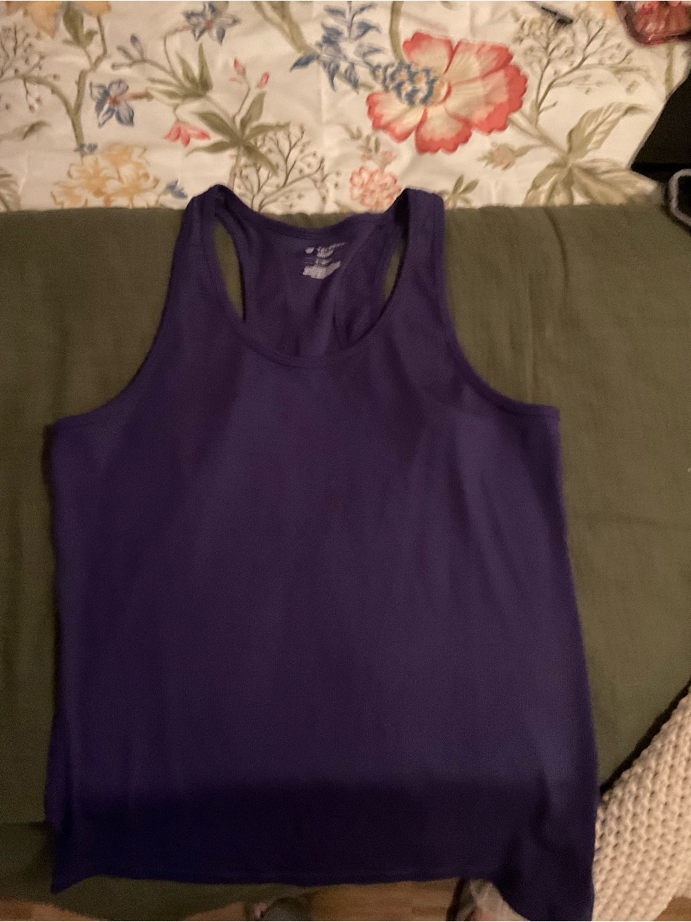 Women’s Large tek gear Purple Racerback Athletic Tank